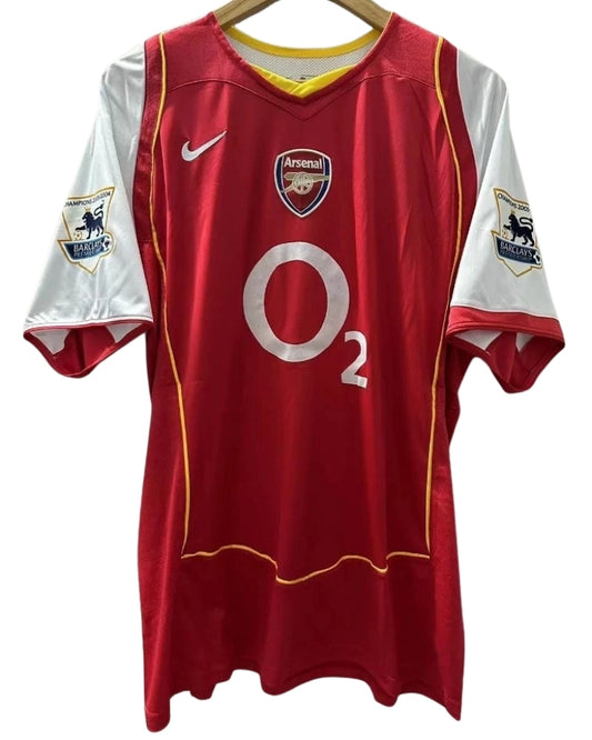 Koszulka Piłkarska Arsenal Londyn 2004/2005 Home Retro