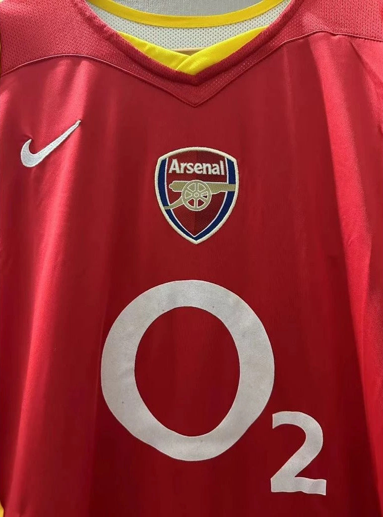 Koszulka Piłkarska Arsenal Londyn 2004/2005 Home Retro
