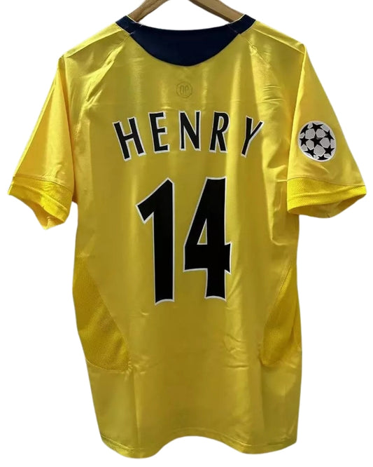 Koszulka Piłkarska Arsenal Londyn 2005/2006 UCL FINAL Away Retro