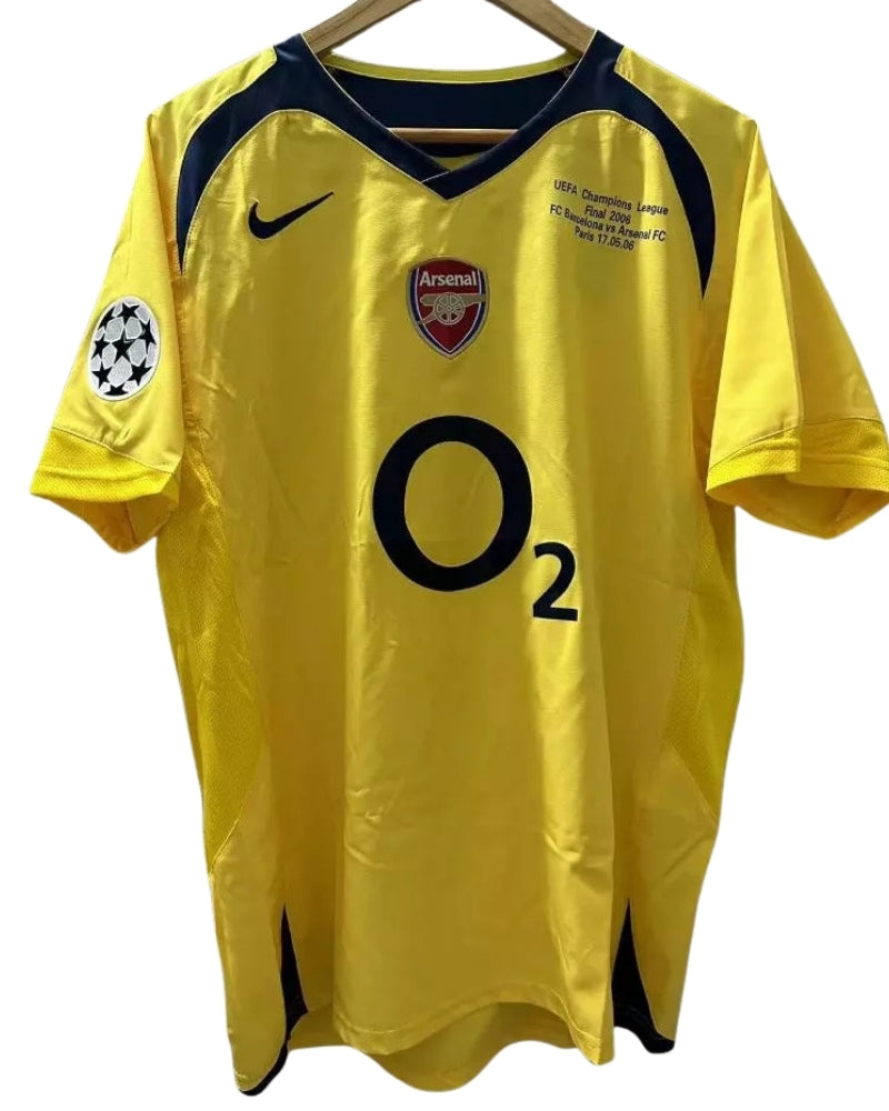 Koszulka Piłkarska Arsenal Londyn 2005/2006 UCL FINAL Away Retro