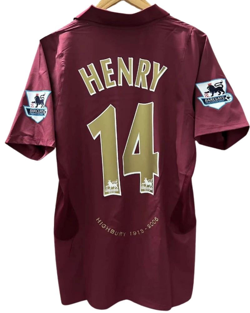 Koszulka Piłkarska Arsenal Londyn 2005/2006 Home Retro