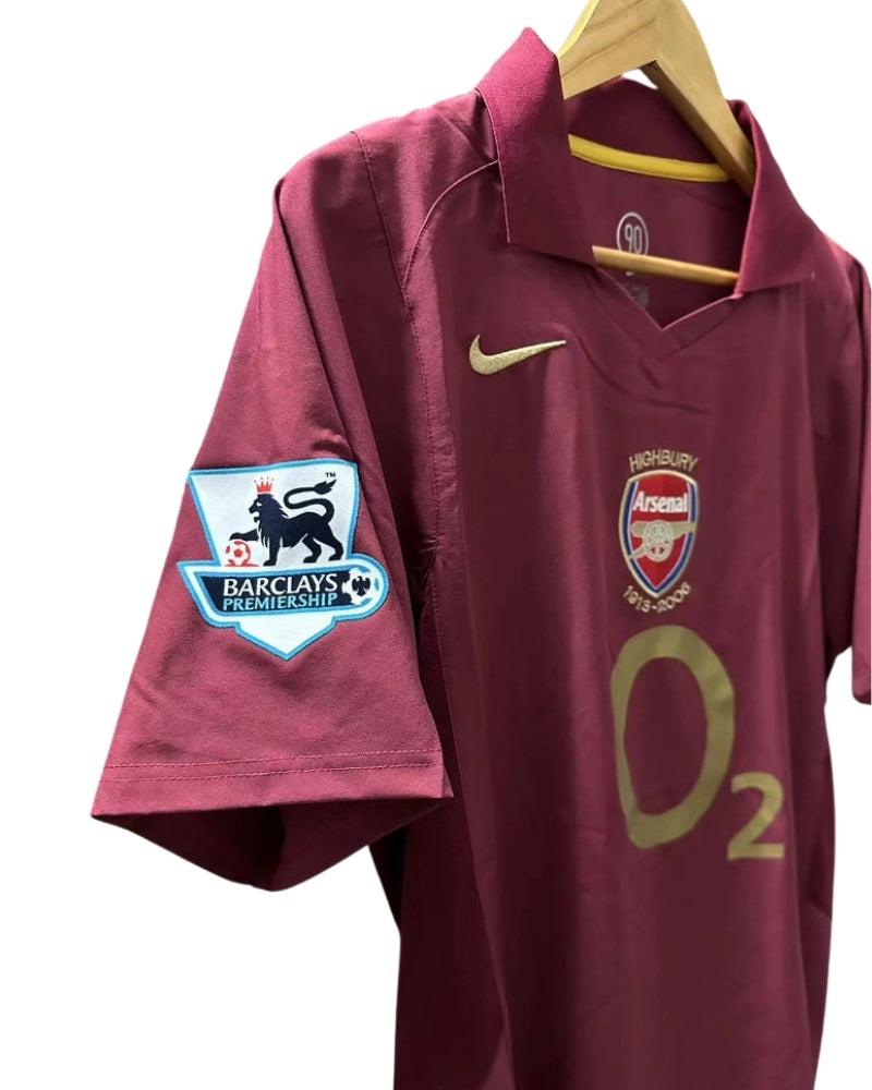 Koszulka Piłkarska Arsenal Londyn 2005/2006 Home Retro