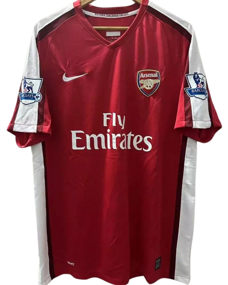 Koszulka Piłkarska Arsenal Londyn 2008/2010 Home Retro