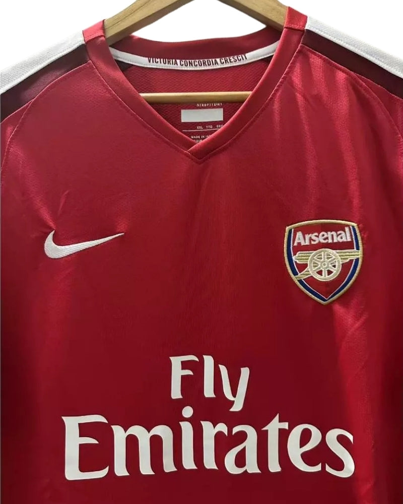 Koszulka Piłkarska Arsenal Londyn 2008/2010 Home Retro