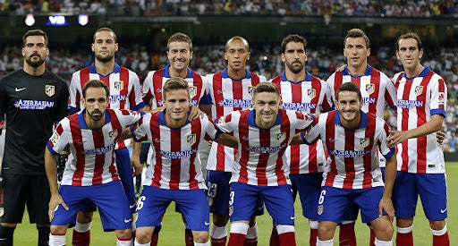 Koszulka Piłkarska Atletico Madryt 2014/2015 Home Retro