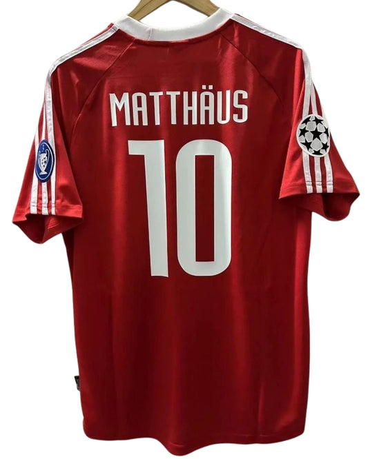 Koszulka Piłkarska Bayern Monachium 2000/2001 UCL Home Retro