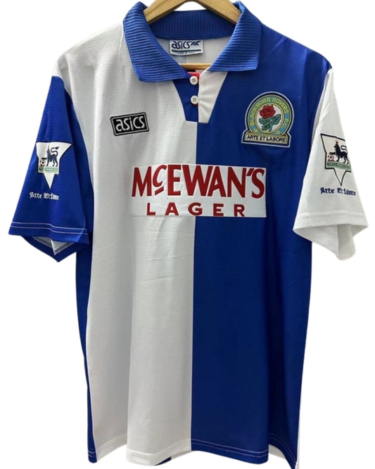 Koszulka Piłkarska Blackbourn Rovers 1994/1995 Home Retro