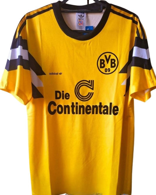 Koszulka Piłkarska Borussia Dortmund 1989/1990 Home Retro