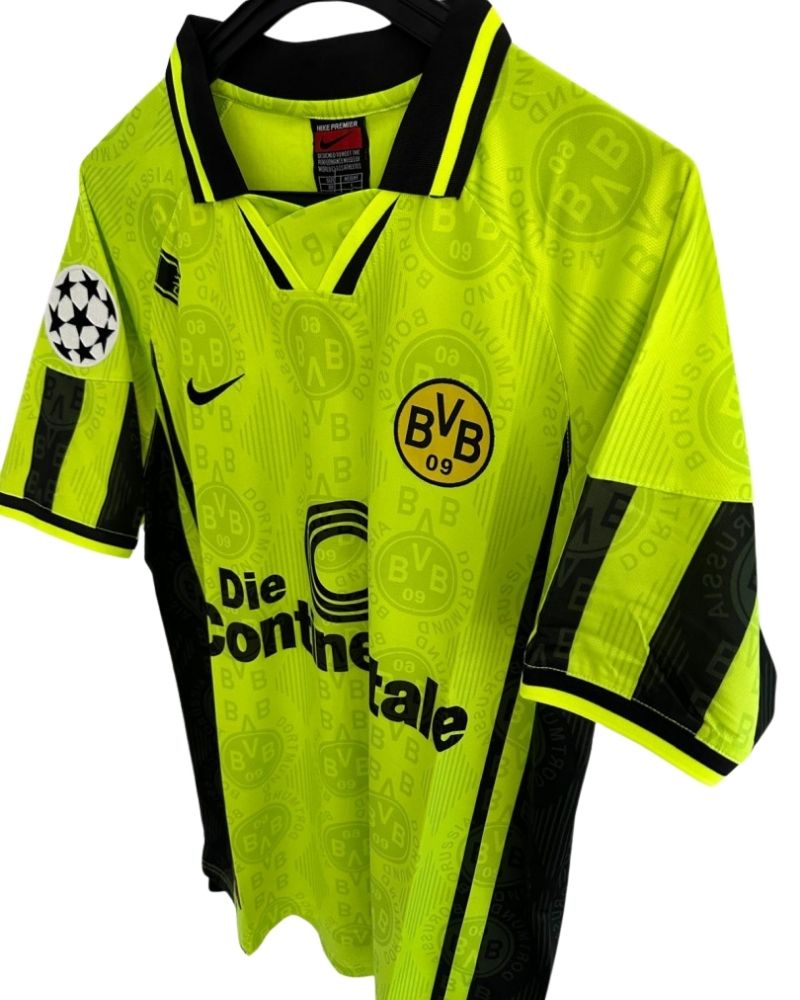 Koszulka Piłkarska Borussia Dortmund 1996/1997 Home Retro