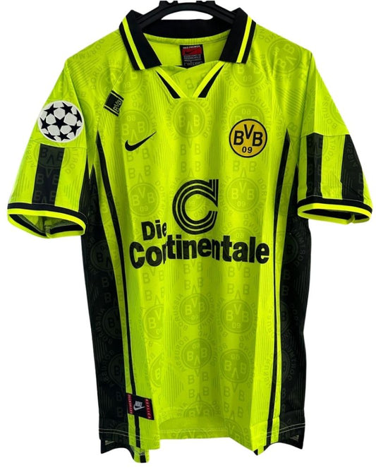 Koszulka Piłkarska Borussia Dortmund 1996/1997 Home Retro