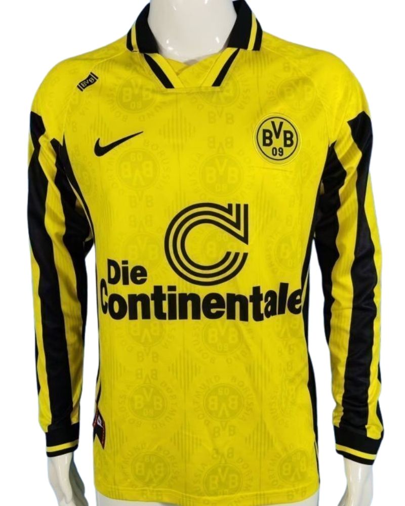 Koszulka Piłkarska Borussia Dortmund 1996/1997 Home Retro Dł Rękaw