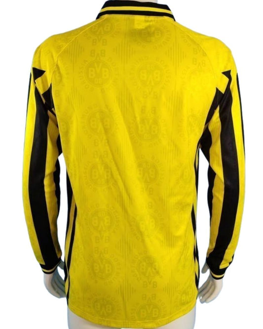 Koszulka Piłkarska Borussia Dortmund 1996/1997 Home Retro Dł Rękaw