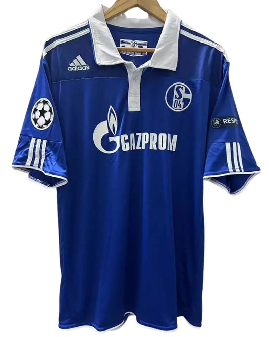 Koszulka Piłkarska Schalke 04 2010/2011 Home Retro
