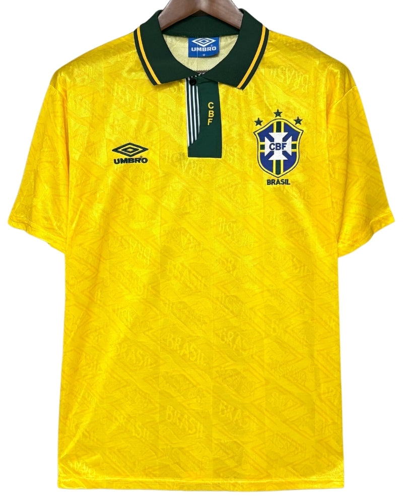 Koszulka Piłkarska Brazylia 1992 Home Retro