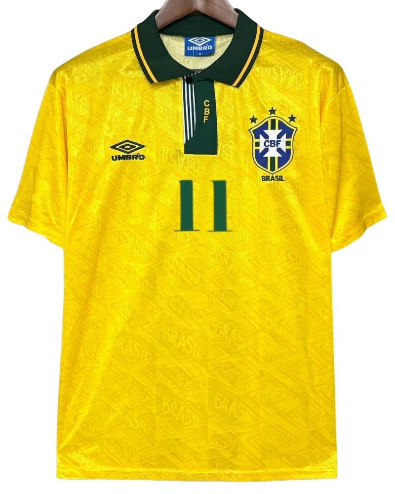 Koszulka Piłkarska Brazylia 1992 Home Retro