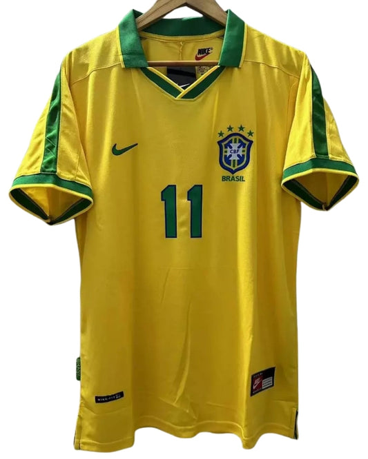 Koszulka Piłkarska Brazylia 1997 Home Retro