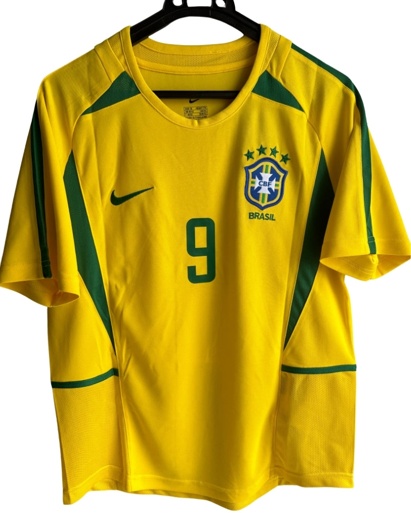Koszulka Piłkarska Brazylia 2002 Home MŚ Retro