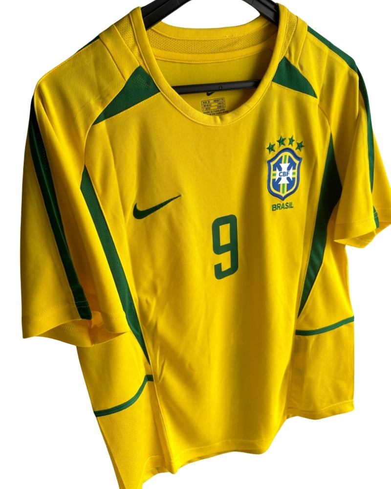 Koszulka Piłkarska Brazylia 2002 Home MŚ Retro