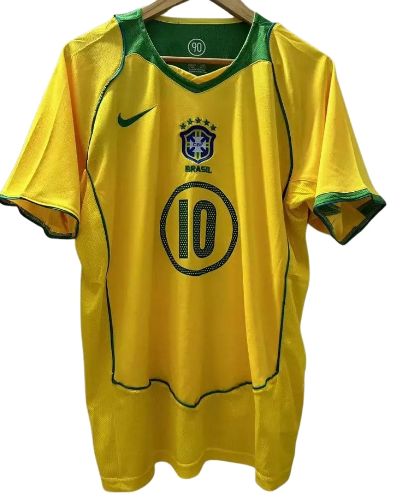 Koszulka Piłkarska Brazylia 2004 Home Retro