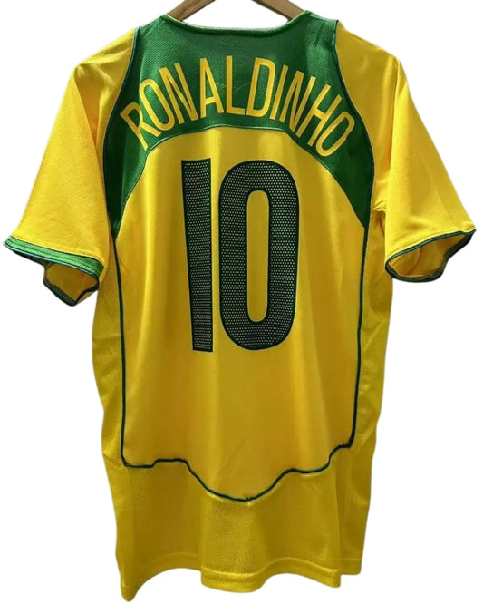 Koszulka Piłkarska Brazylia 2004 Home Retro
