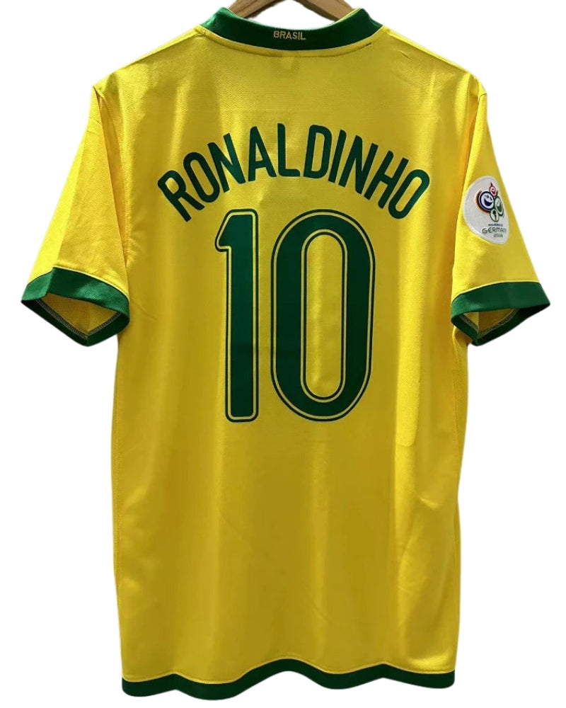Koszulka Piłkarska Brazylia 2006 Home Retro