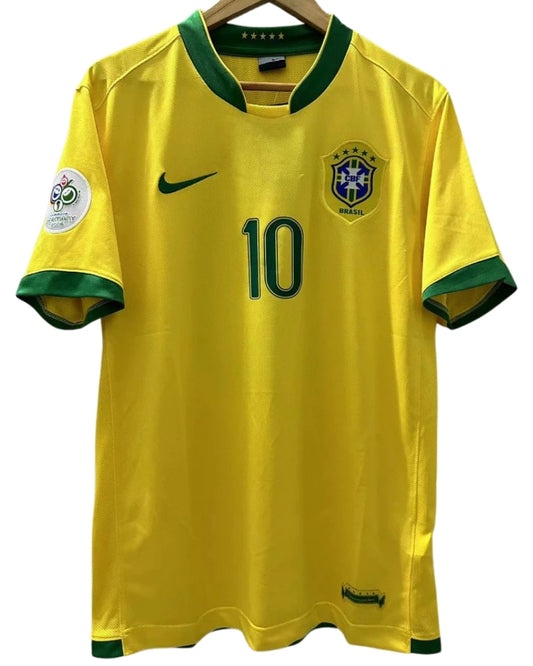 Koszulka Piłkarska Brazylia 2006 Home Retro