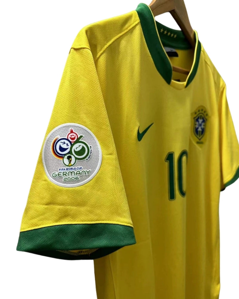 Koszulka Piłkarska Brazylia 2006 Home Retro