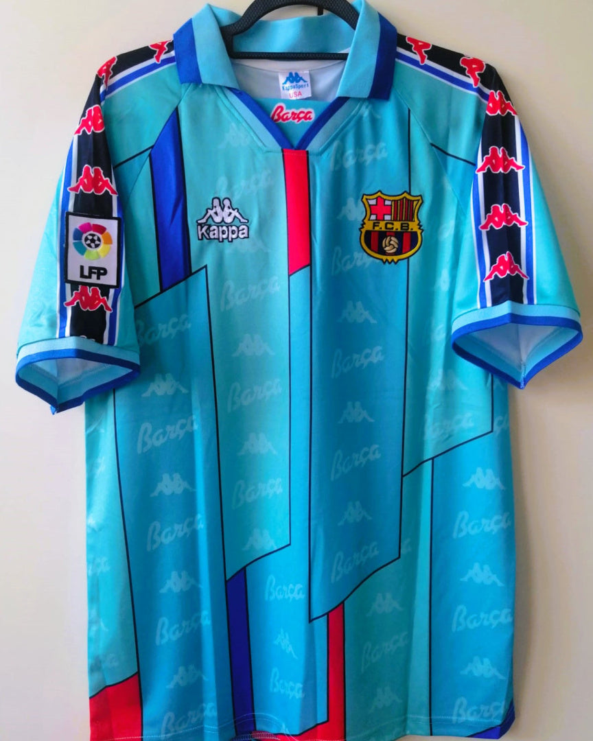 Koszulka Piłkarska FC Barcelona 1996/1997 Retro Wyjazdowa