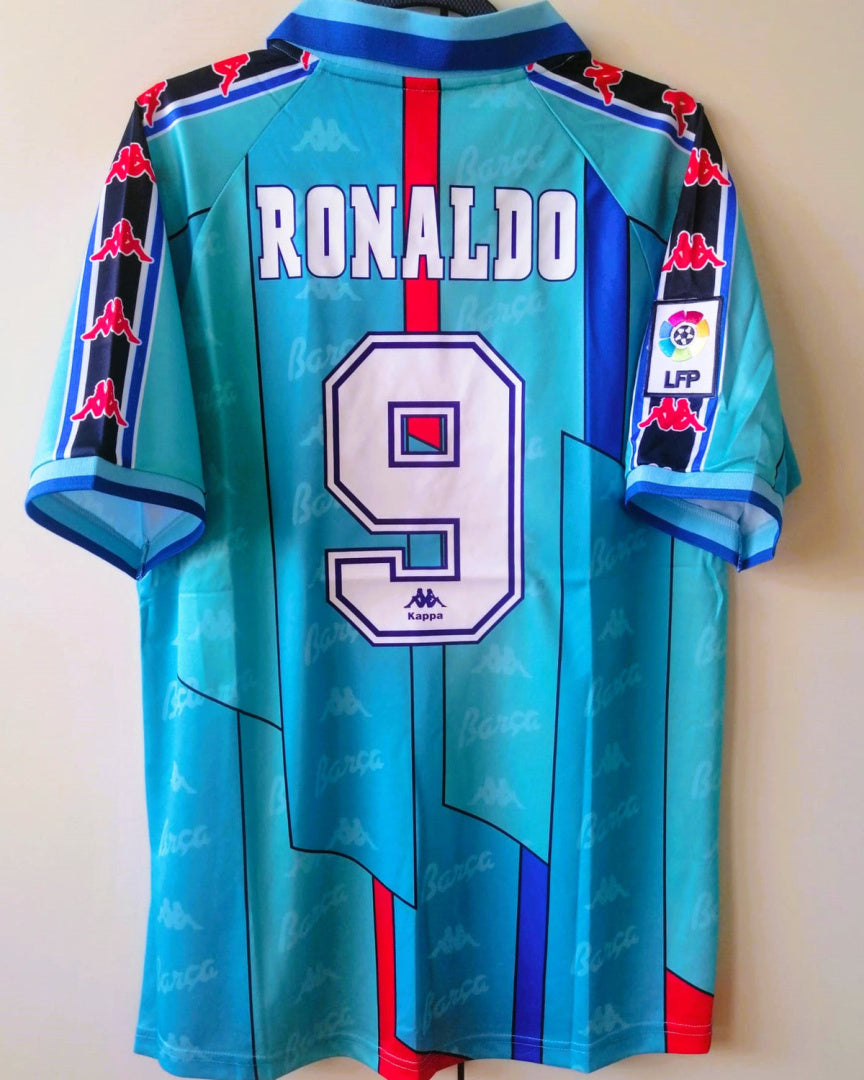 Koszulka Piłkarska FC Barcelona 1996/1997 Retro Wyjazdowa