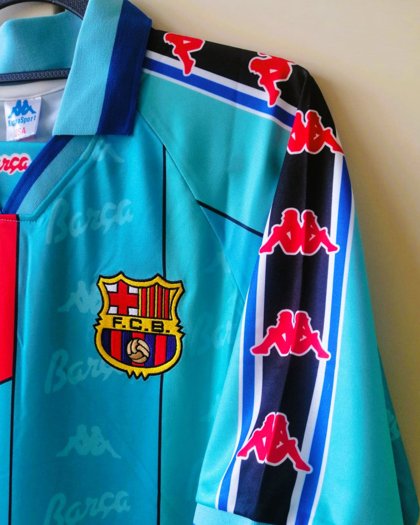Koszulka Piłkarska FC Barcelona 1996/1997 Retro Wyjazdowa