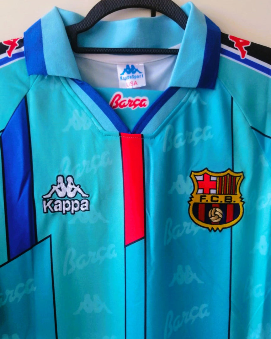 Koszulka Piłkarska FC Barcelona 1996/1997 Retro Wyjazdowa