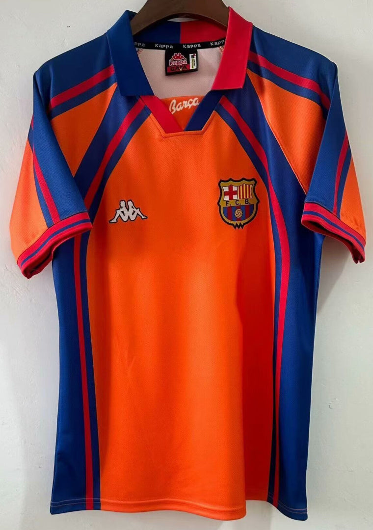 Koszulka Piłkarska FC Barcelona 1997/1998 Away Cup Retro
