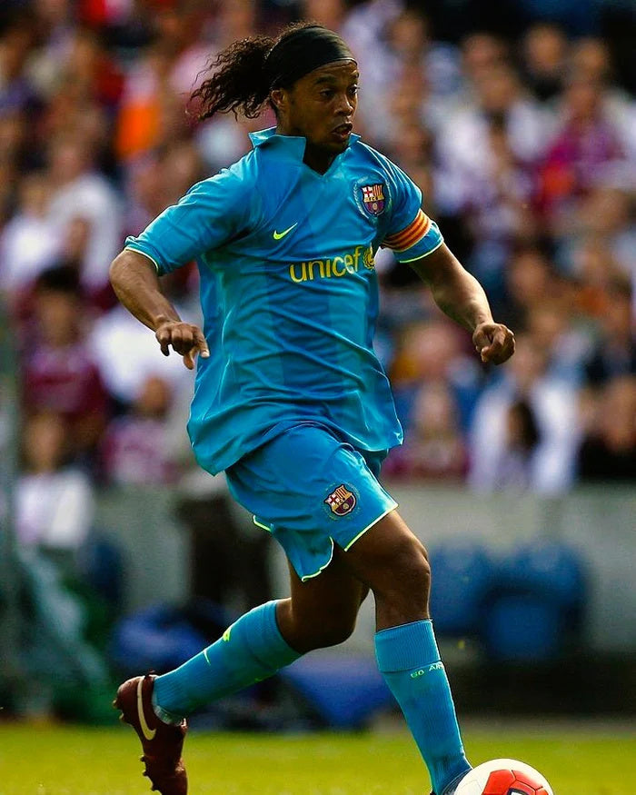 Koszulka Piłkarska FC Barcelona 2007/2008 Away Retro