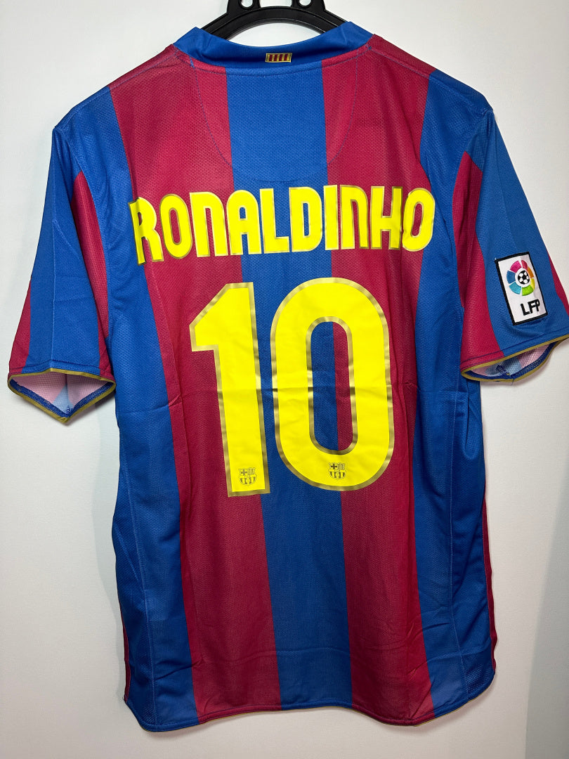 Koszulka Piłkarska FC Barcelona 2007/2008 Home Retro