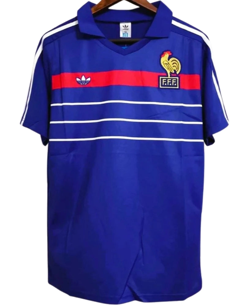 Koszulka Piłkarska Francja 1984 Home Retro