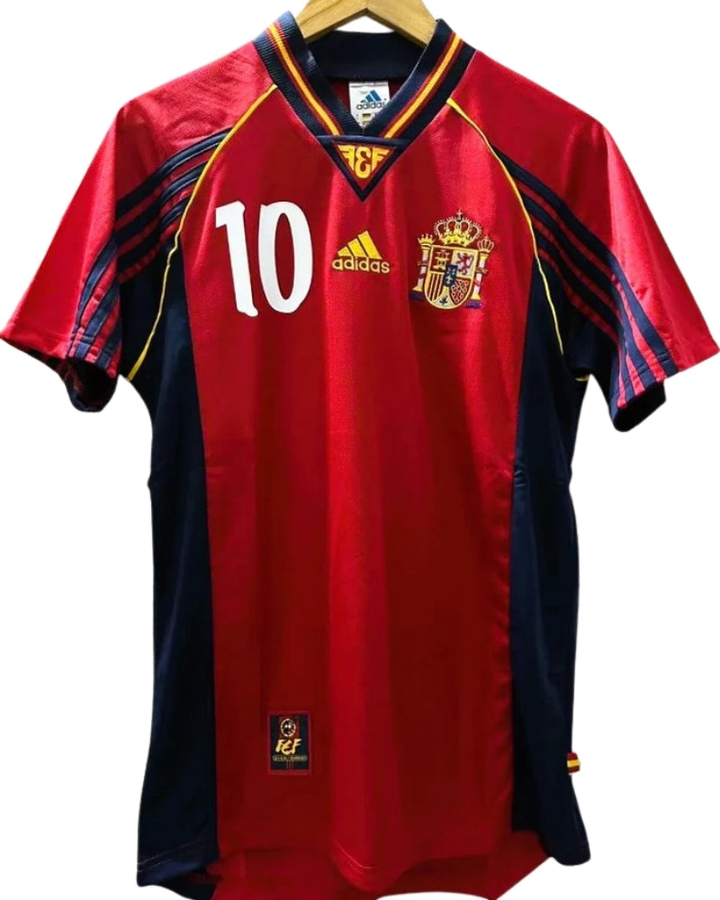 Koszulka Piłkarska Hiszpania 1998 Home Retro