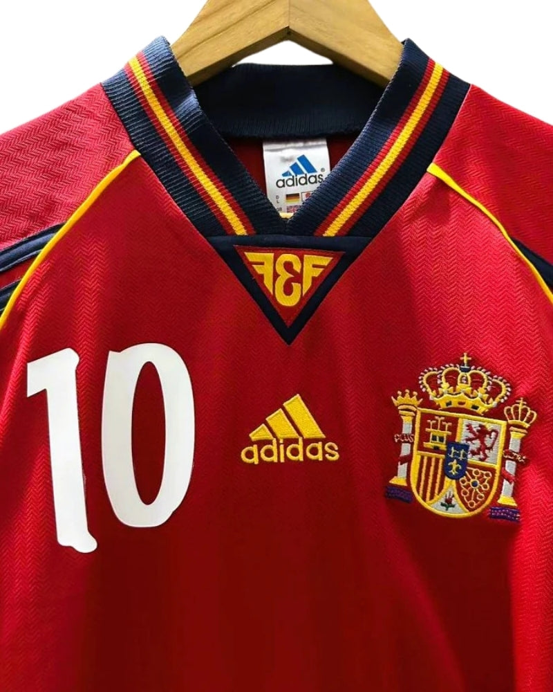 Koszulka Piłkarska Hiszpania 1998 Home Retro