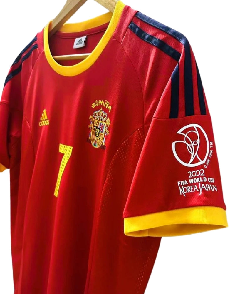 Koszulka Piłkarska Hiszpania 2002 Home Retro