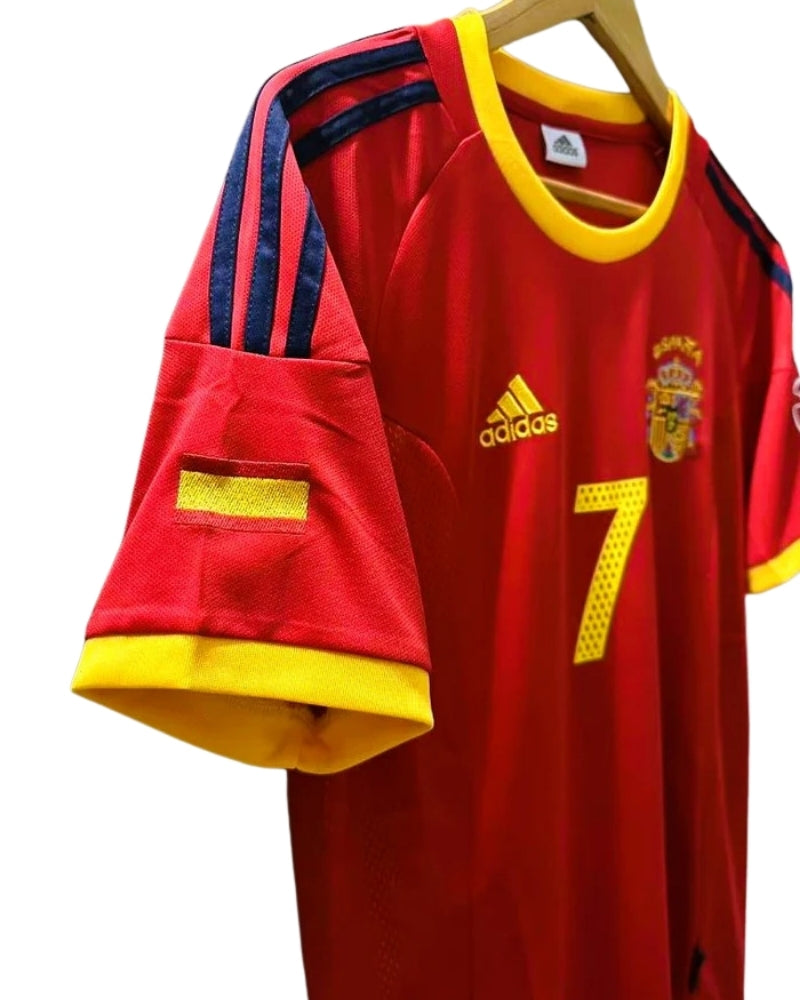 Koszulka Piłkarska Hiszpania 2002 Home Retro