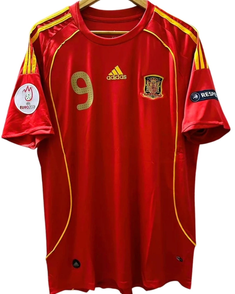 Koszulka Piłkarska Hiszpania 2008 Home Retro