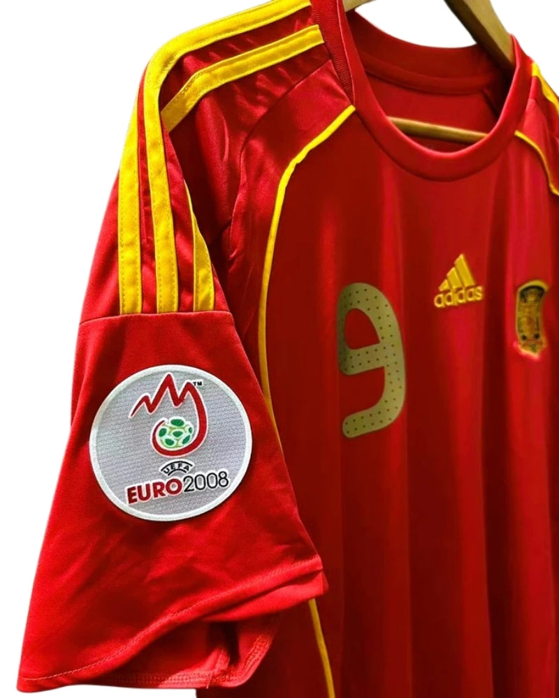 Koszulka Piłkarska Hiszpania 2008 Home Retro