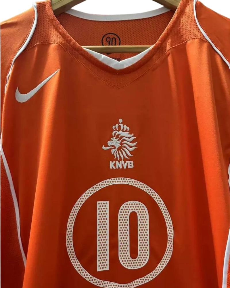 Koszulka Piłkarska Holandia Euro 2004 Home Retro
