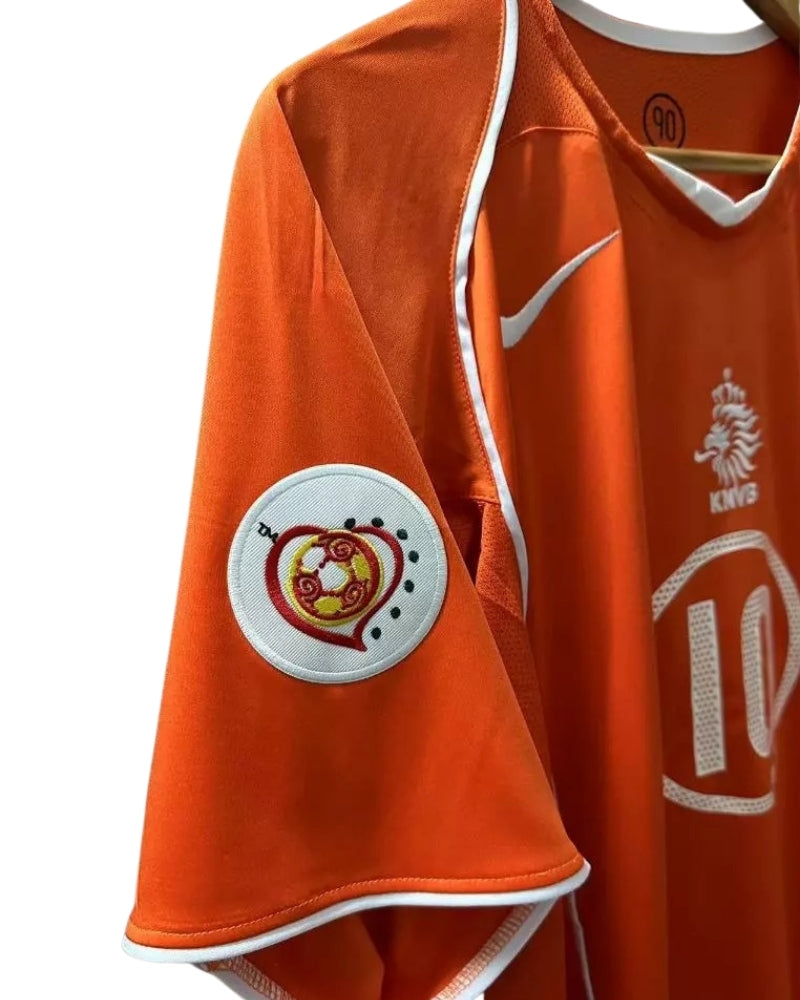 Koszulka Piłkarska Holandia Euro 2004 Home Retro
