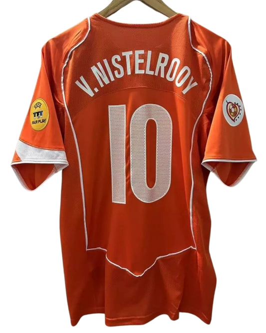 Koszulka Piłkarska Holandia Euro 2004 Home Retro