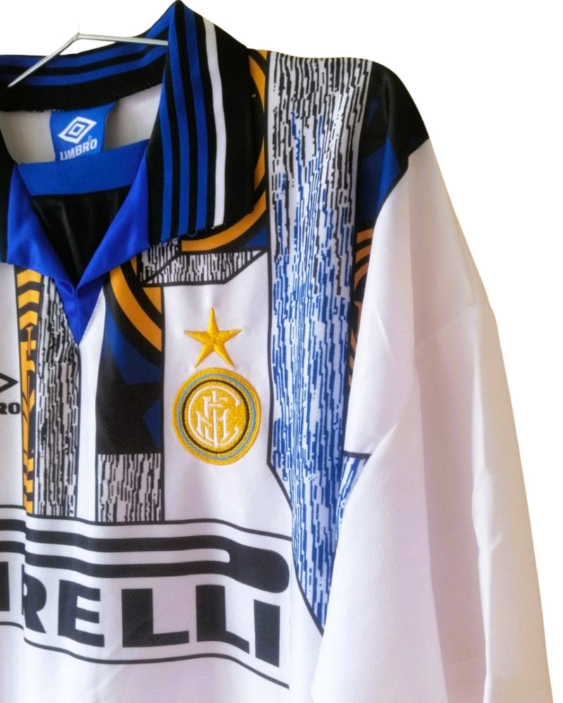 Koszulka Piłkarska Inter Mediolan 1995/1996 Away Retro