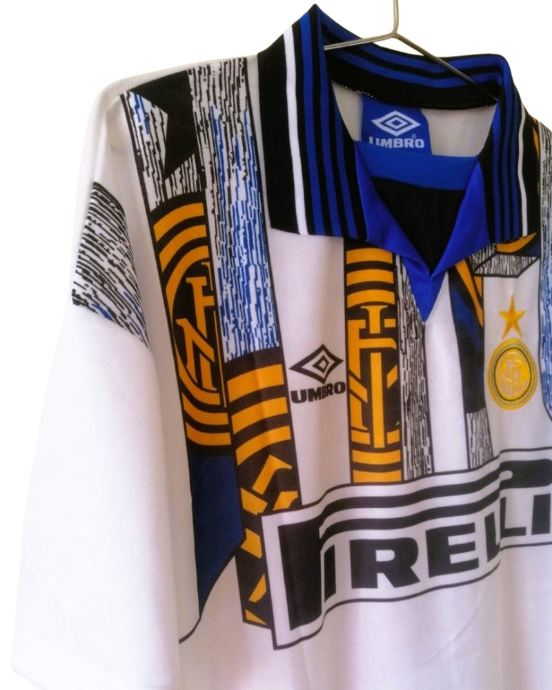 Koszulka Piłkarska Inter Mediolan 1995/1996 Away Retro