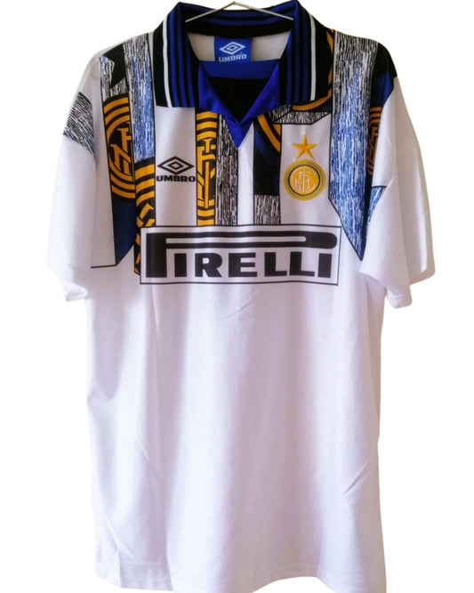 Koszulka Piłkarska Inter Mediolan 1995/1996 Away Retro