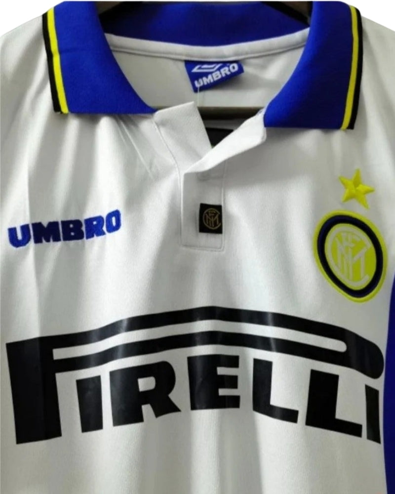 Koszulka Piłkarska Inter Mediolan 1997/1998 Away Retro