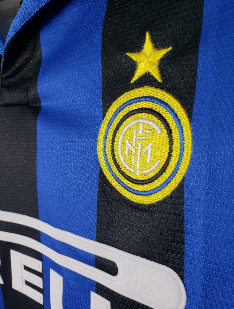 Koszulka Piłkarska Inter Mediolan 1998/1999 Home Retro Długi Rękaw