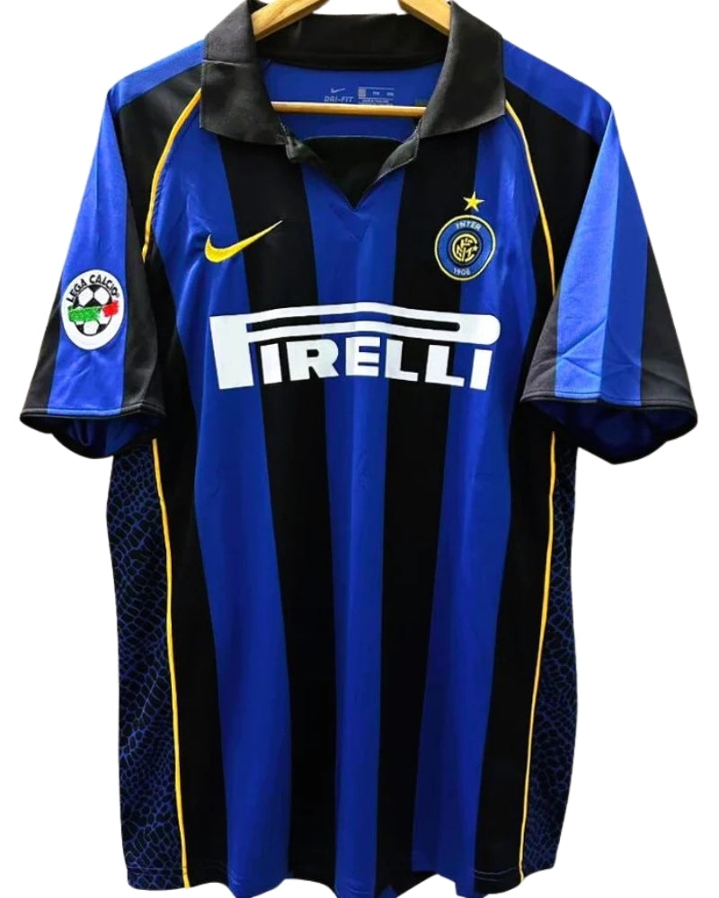 Koszulka Piłkarska Inter Mediolan 2001/2002 Home Retro